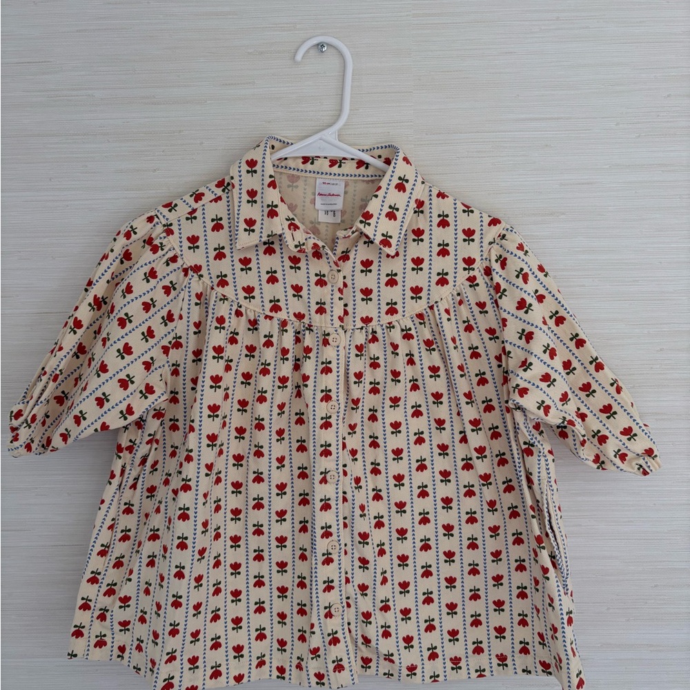 Hanna Andersson flower bubble dress 3t